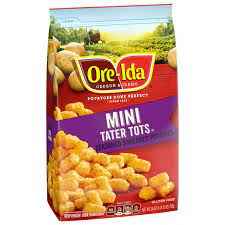ORE IDA MINI TATER TOTS SHREDDED POTATO