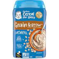 GERBER GRAIN And GROW RICE CEREAL