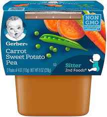 GERBER 2ND FOOD CARROT SWEET POTATO PEA