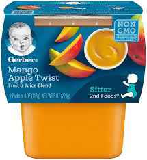 GERBER MANGO APPLE TWIST 2ND FOOD