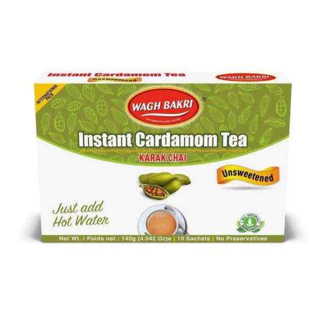 Wagh Bakri Instant Cardamom Tea Unsweetened