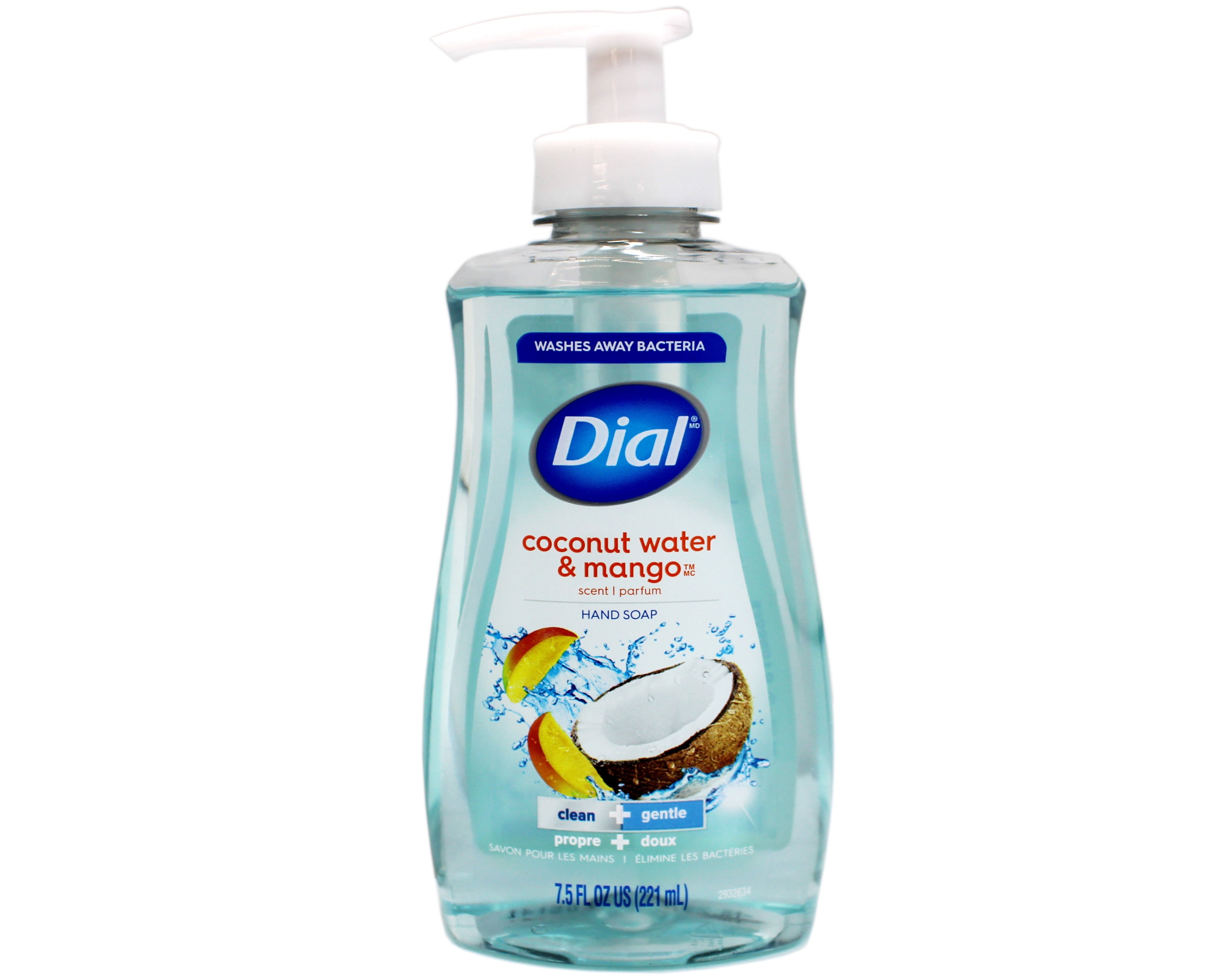 Dial Liquid Hand Soap Coconut Water & Mango 7.5 Floz
