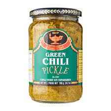 DEEP GREEN CHILLI PICKLE