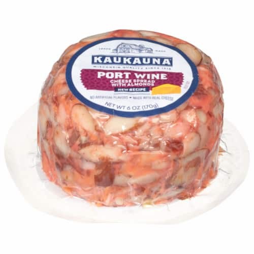 KAUKAUNA CHEESE BALL PORT WINE 6 OZ