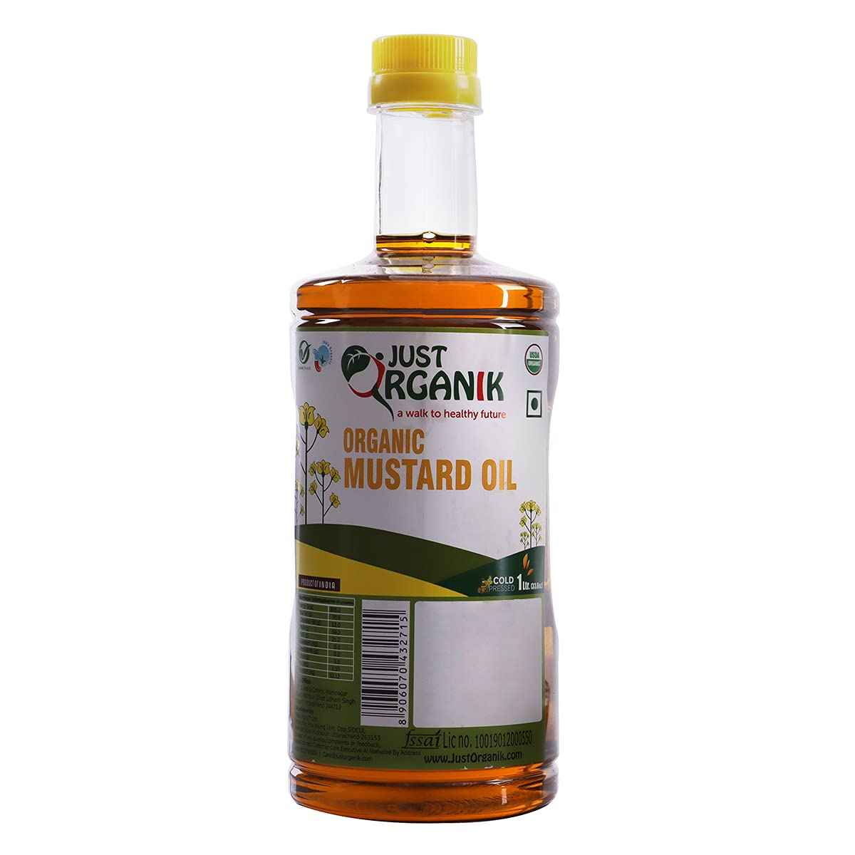 JUST ORGANIC MUSTARD OIL