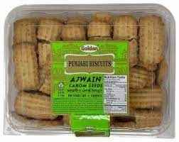 Golden Ajwain Biscuits