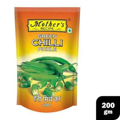 Mothers Green Chilly Pickle