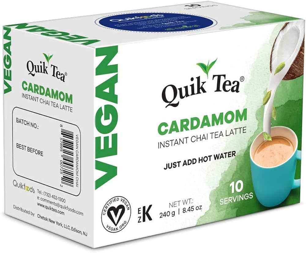 VEGAN CARDOMOM CHAI