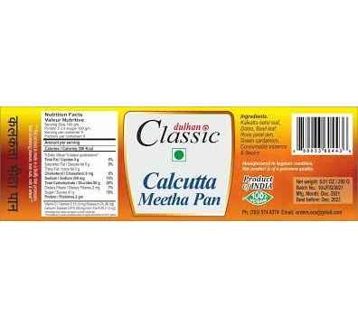 DULHAN CALCUTTA MEETHA PAN