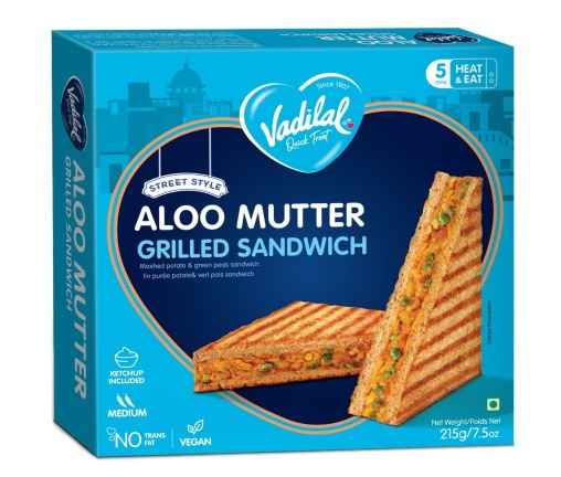 Vadilal Aloo Mutter Grilled Sandwich