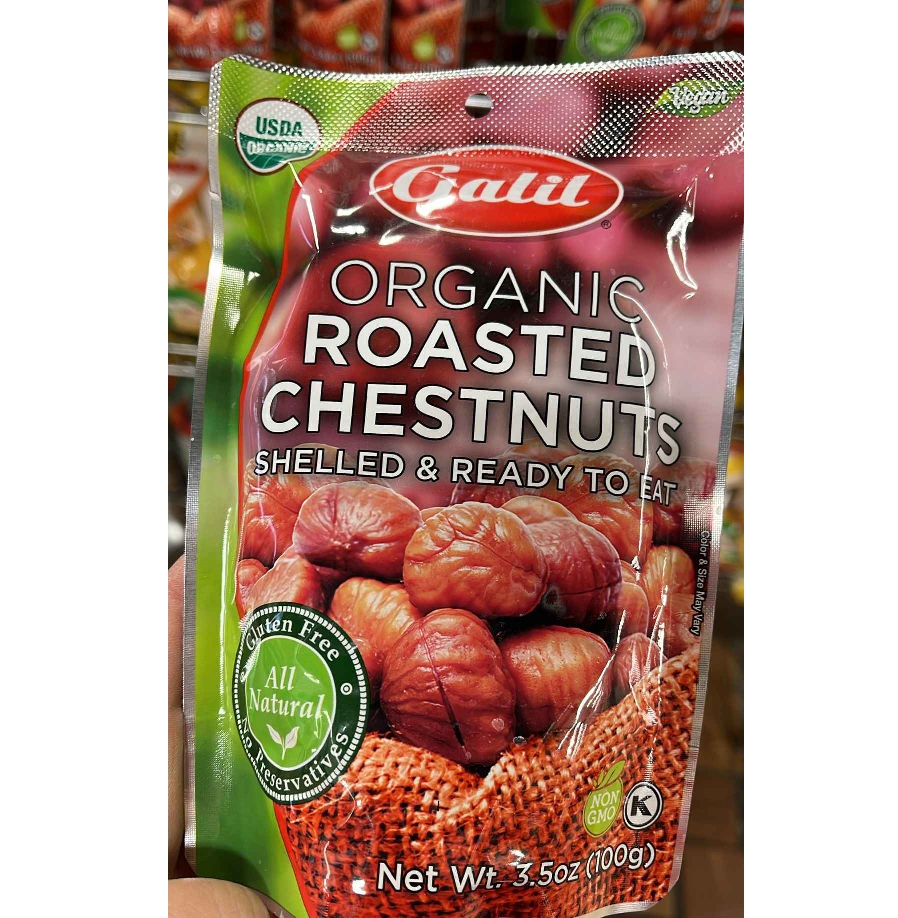 Galil Organic Roasted Chestnut