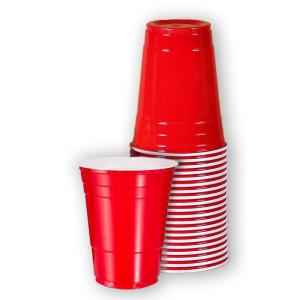 25 Cups Red