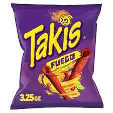 TAKIS FUEGO ROLLED CORN CHIPS