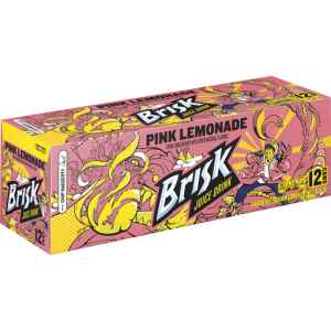 BRISK PINK LEMONADE SODA 