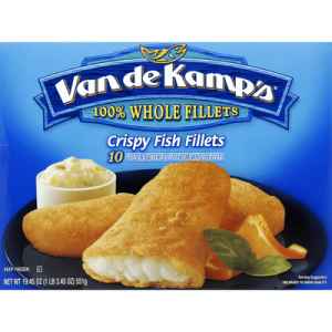 VAN DE KAMPS CRISPY WHOLE FISH FILLETS