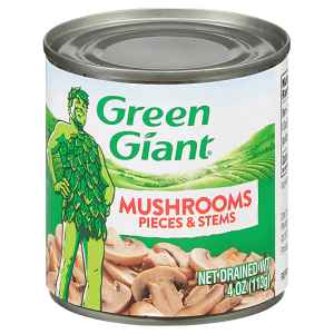 GREEN GIANT MUSHROOM PCS And STEM