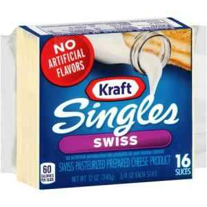 KRAFT CHEESE SINGLES SWISS