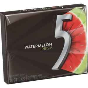 5 GUM PRISM WATERMELON