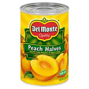 DEL MONTE PEACHES HALVES