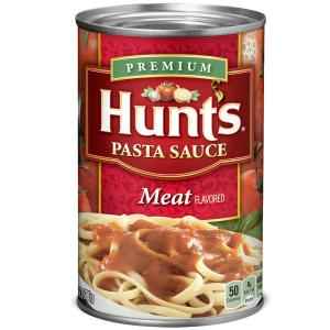 HUNTS PASTA SAUCE MEAT FLAVOURED