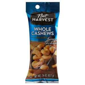 NUT HARVEST WHOLE CASHEWS SEA SALTED
