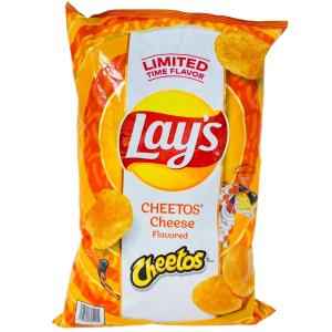 LAYS CHEETOS CHEESE FLAVORED