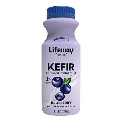 LOW FAT KEFIR BLUEBERRY YOGURT           8 OZ