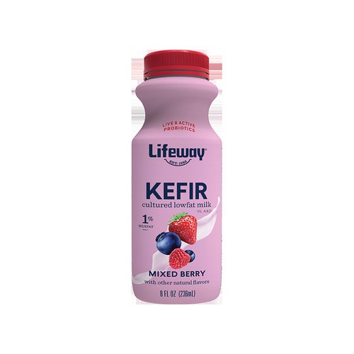LOW FAT KEFIR MXD BERRY YGRT             8 OZ