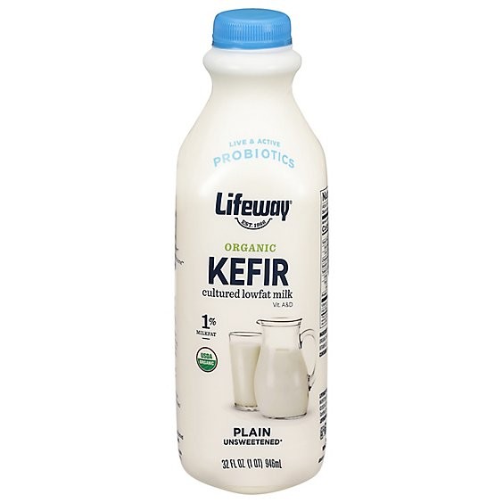 LIFEWAY ORGANIC KEFIR MILK 32 OZ