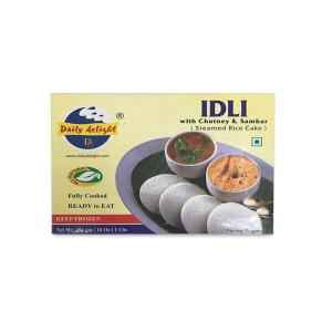 DAILY DELIGHT IDLI WITH CHUTNEY And SAMBER