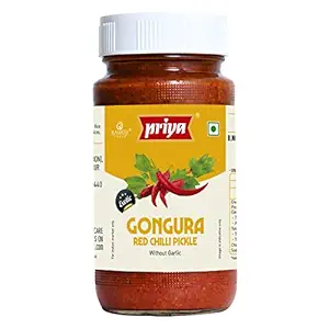 PRIYA GONGURA RED CHILLI PICKEL W/O GARLIC