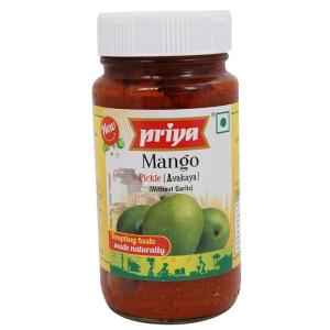 PRIYA MANGO PICKLE WITHOUT GARLIC