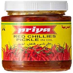 PRIYA RED CHILLI PICKLE WITH GARLIC
