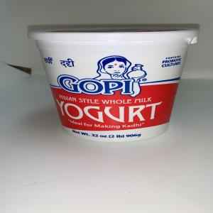 GOPI WHOLE MILK COOKING YOGURT