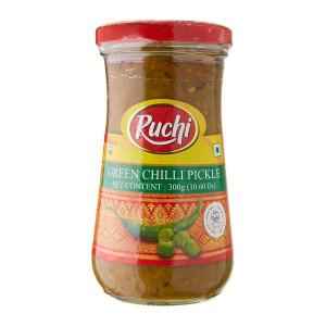 RUCHI GREEN CHILLI PICKLE W/O GARLIC