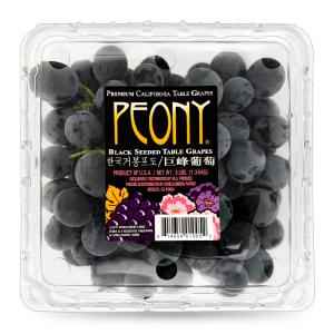 PEONY BLACK SEEDED TABLE GRAPES 