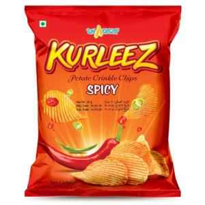SNACK CITY KURLEEZ POTATO CHIPS SPICY