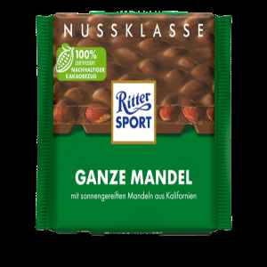 RITTER SPORT GANZE MANDEL 
