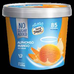 VADILAL ALPHONSO MANGO SUGAR FREE ICE CREAM 