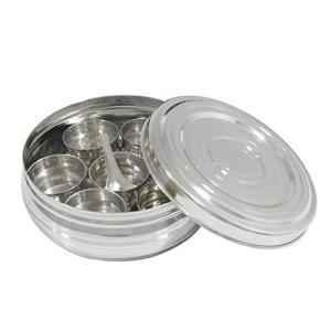 MASALA DABBA CLEAR GLASS