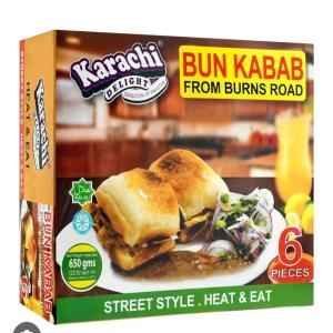 KARACHI DELIGHT BUN KABAB 6PCS.