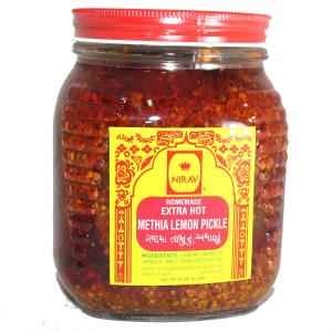 NIRAV EXTRA HOT METHIA LEMON PICKLE