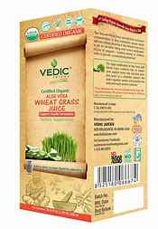 VEDIC ORGANIC WHEAT GRASS JUICE