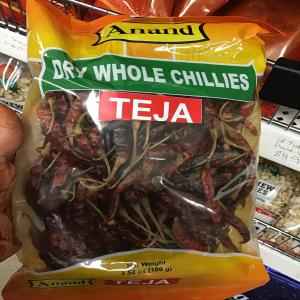 Anand Dry Whole Chillies Teja