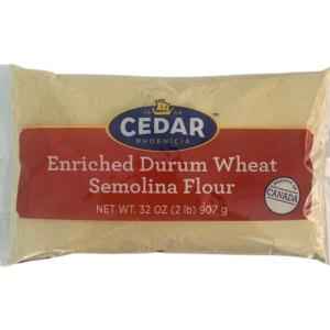 CEDAR ENRICHED DURUM WHEAT SEMOLINA FLOUR