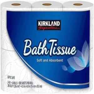 KIRKLAND BATHTISSUE 6PC