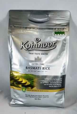 Kohinoor Extra Fine Basmati Rice (Sliver Bag)