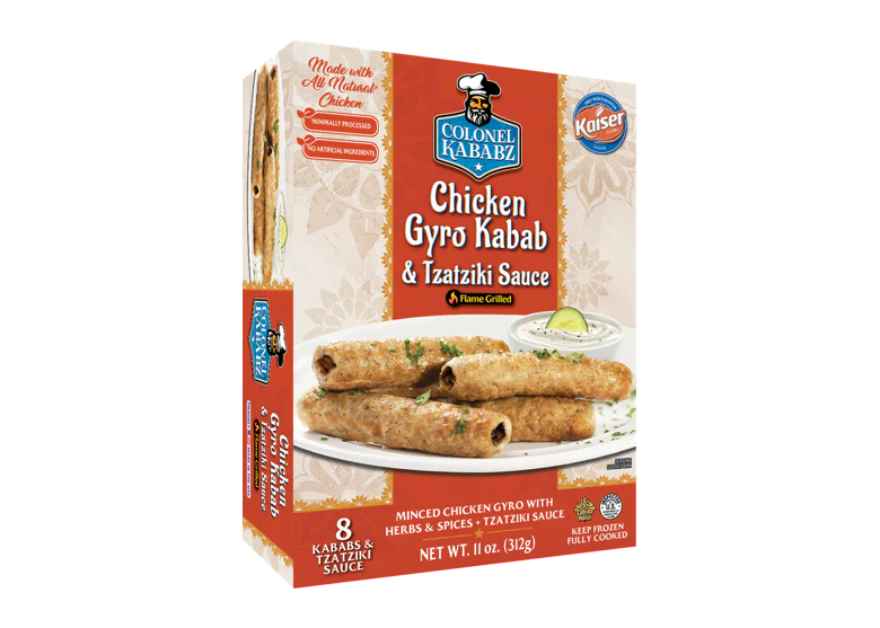 COLONEL CHICKEN GYRO KABAB And TZATZIKI SAUCE