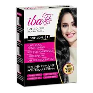 Iba Hair Colour Hena Based Dark Coal
