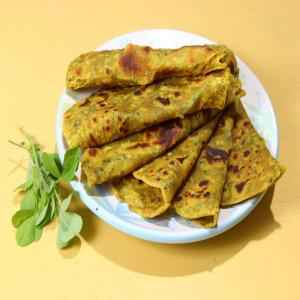 Rajwadi Methi Paratha